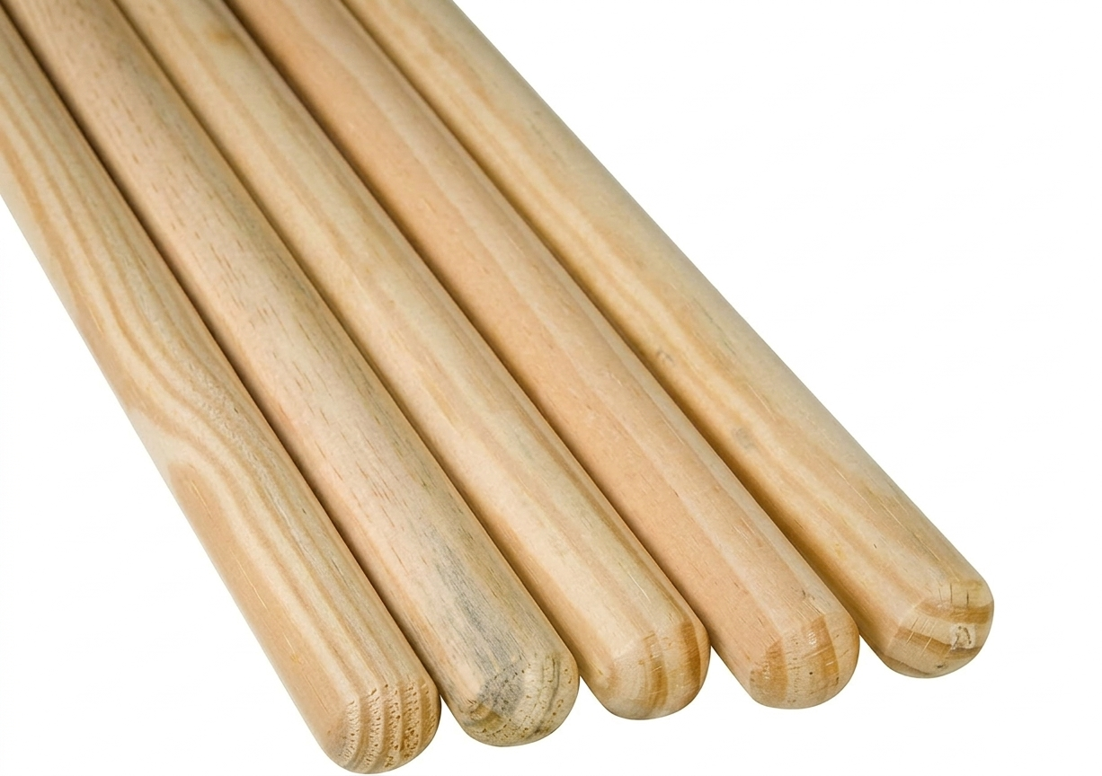 Pine broom handles
